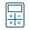 Icon of a calculator