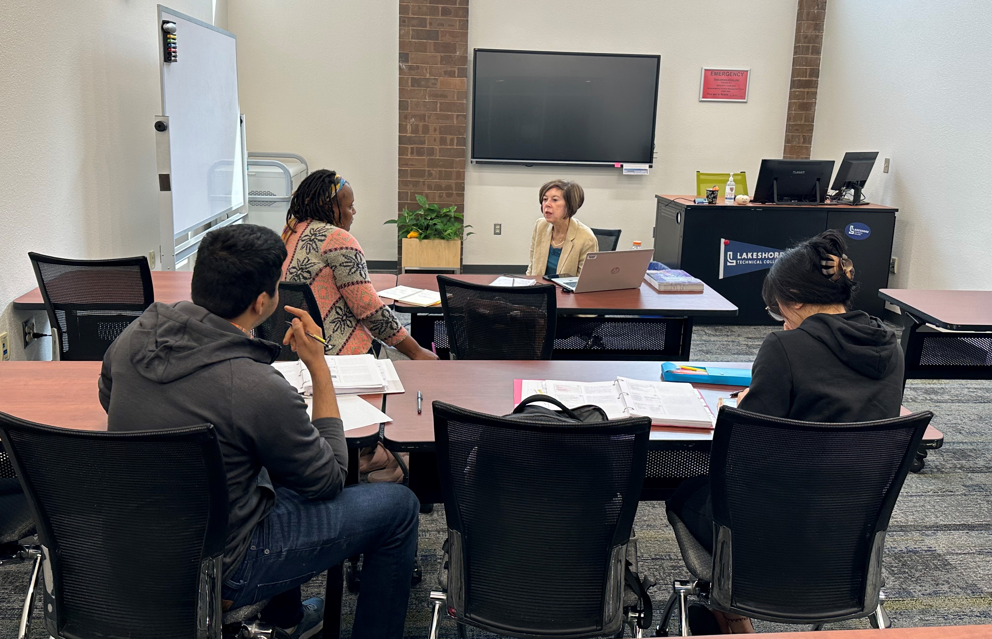 Students in a study group