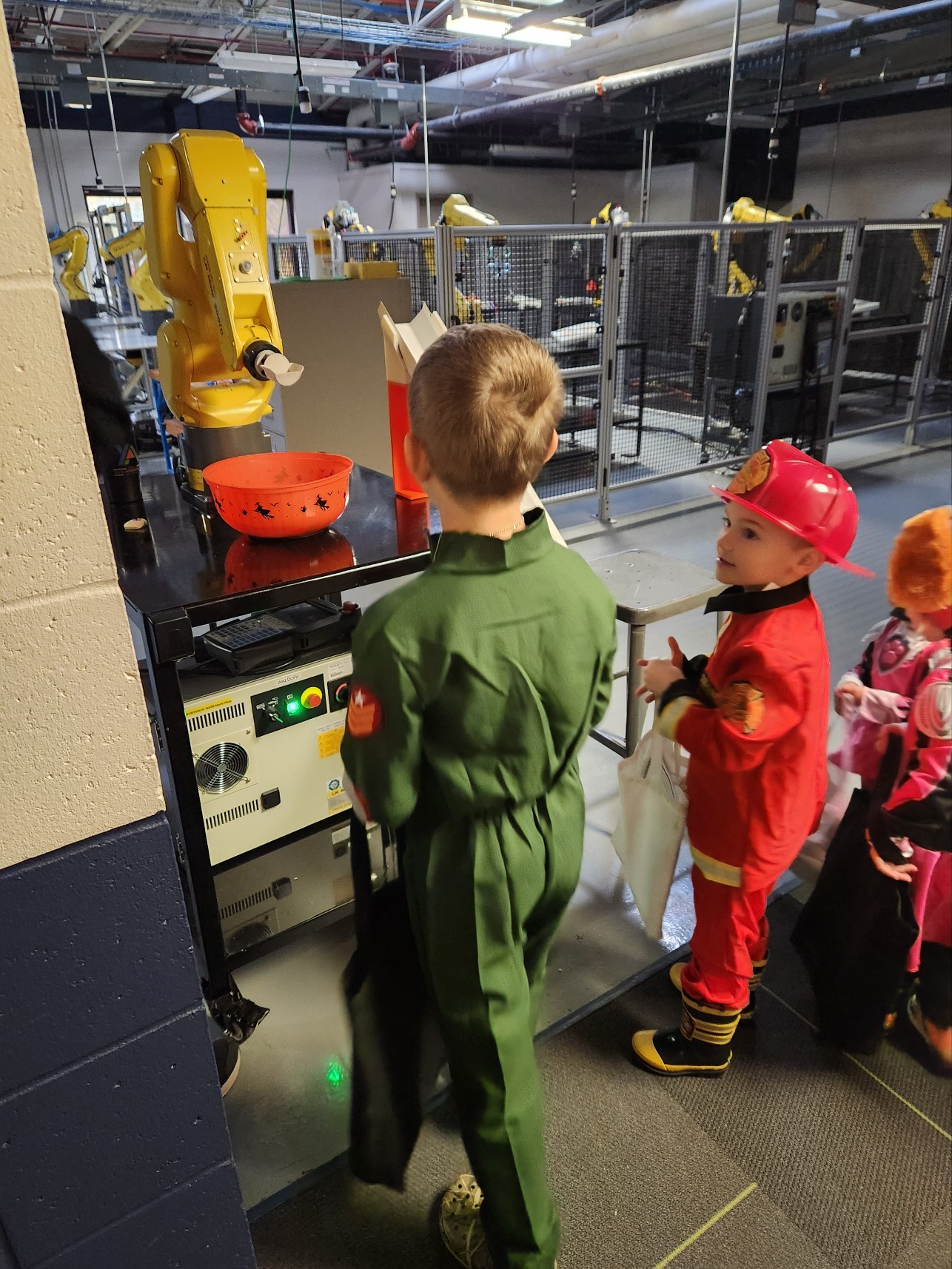 Families received treats from dairy cows, robots and more during Lakeshore College’s 2023 Halloween event.