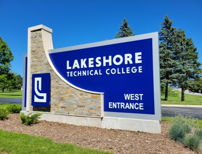 Lakeshore Technical College main sign