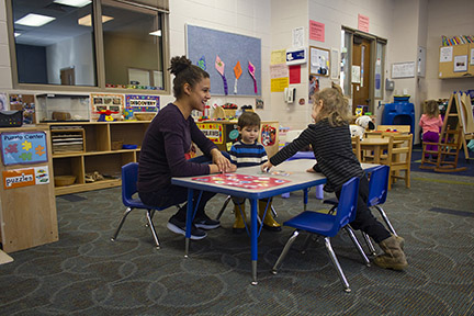 COVID-19 has prompted more Lakeshore Technical College students to seek child care at the college’s on-site child care center.